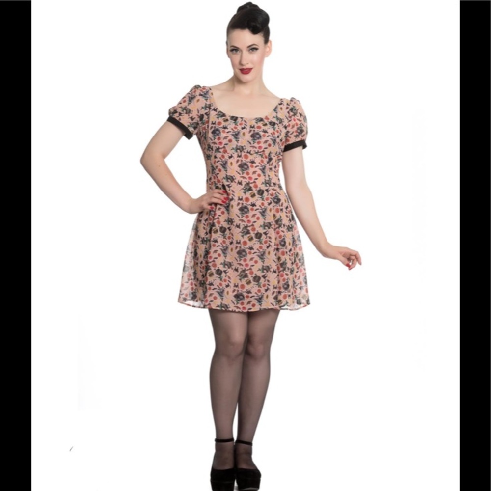 Hell Bunny Witchy Mini Dress (size L or size M) Never worn.